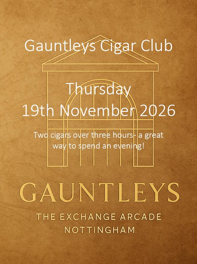 Gauntleys Cigar Club – Cuban Cigar Evening